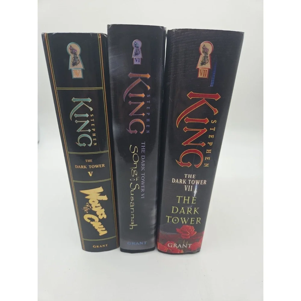 Stephen King Dark Tower 5,6,7 Hardcover Bundle Donald M Grant TRUE 1st Editions